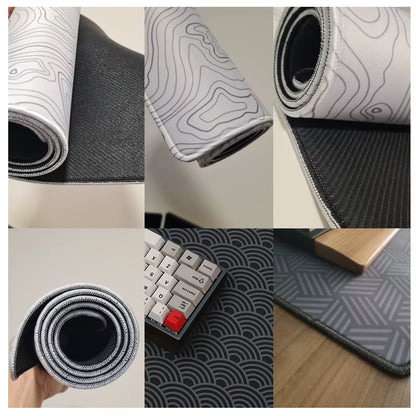 Retro Persian Carpet Mouse Pad for PC Gamer Rubber Keyboard Gaming Speed Mouse Mat Office Desk Mat