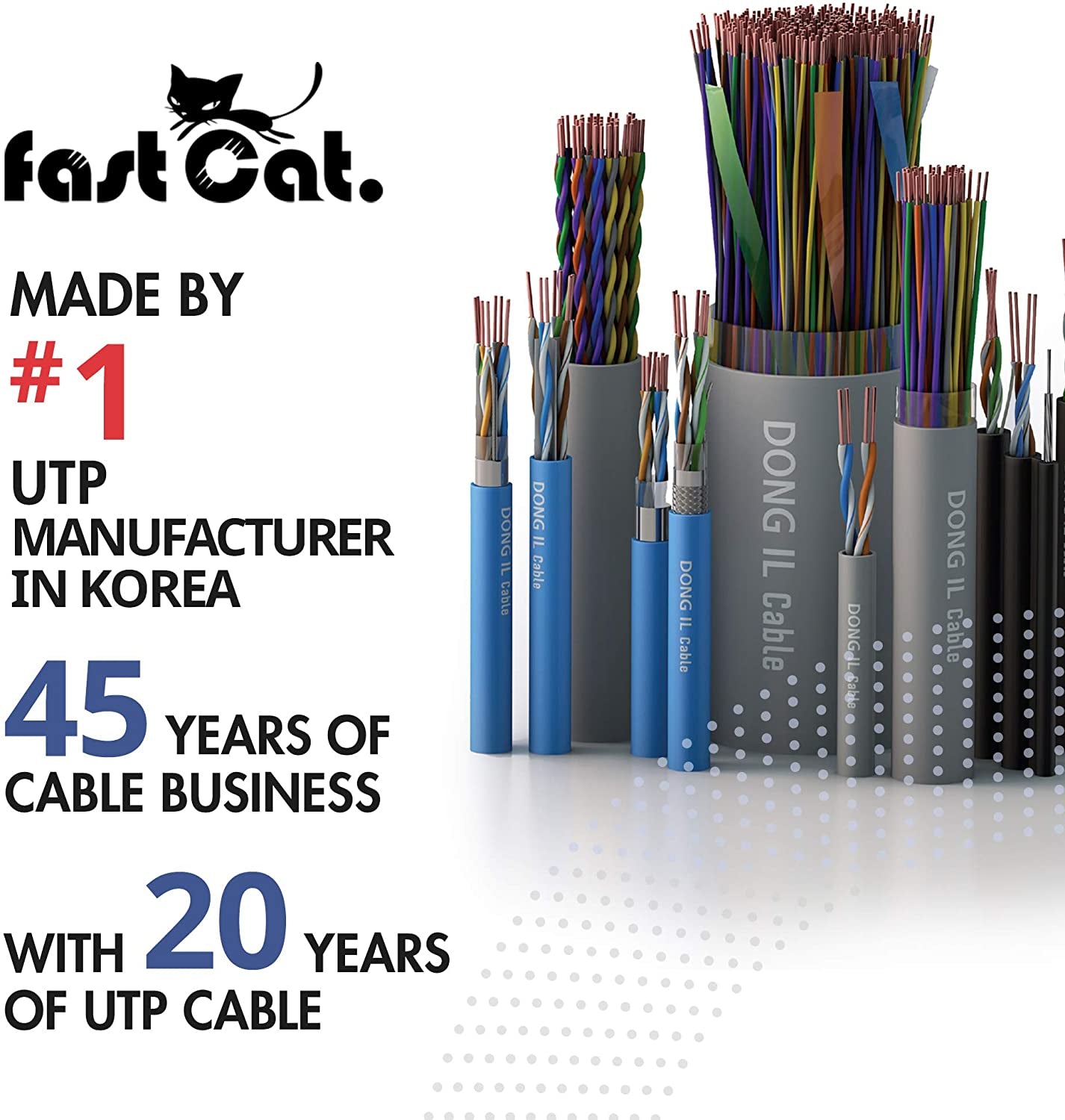 Cat6 Gray Pure Copper Ethernet Cable 1000Ft - 23 AWG, CMR, Insulated Solid Bare Copper Wire Internet Cable with Noise Reducing Cross Separator - 550MHZ / 10 Gigabit Speed UTP LAN Cable